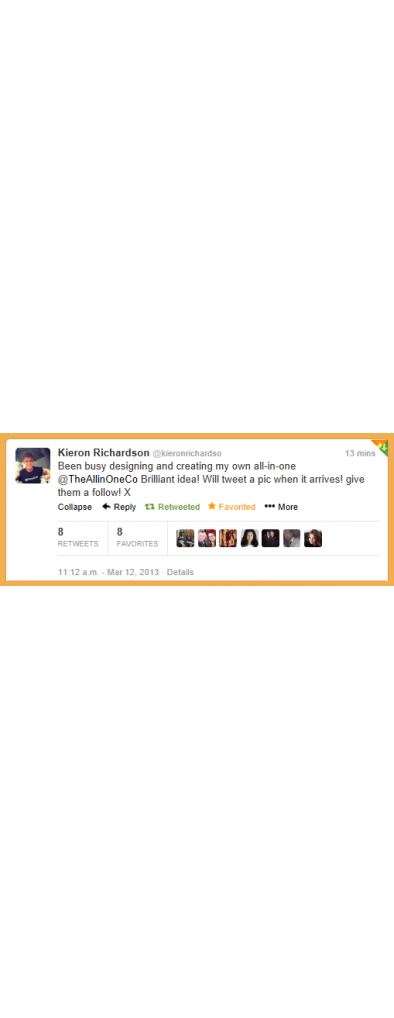 Kieron Richardson's Tweets The All-in-One Company