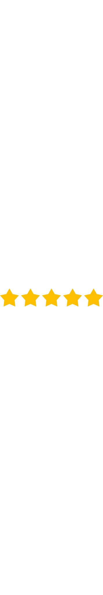 5 Gold Stars in a line