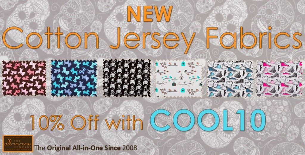 NEW Cotton Jersey Fabrics! 