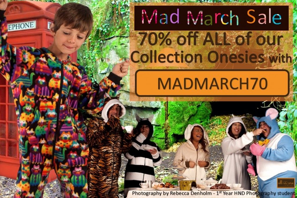 Go Onesie Mad in our Mad March Sale 