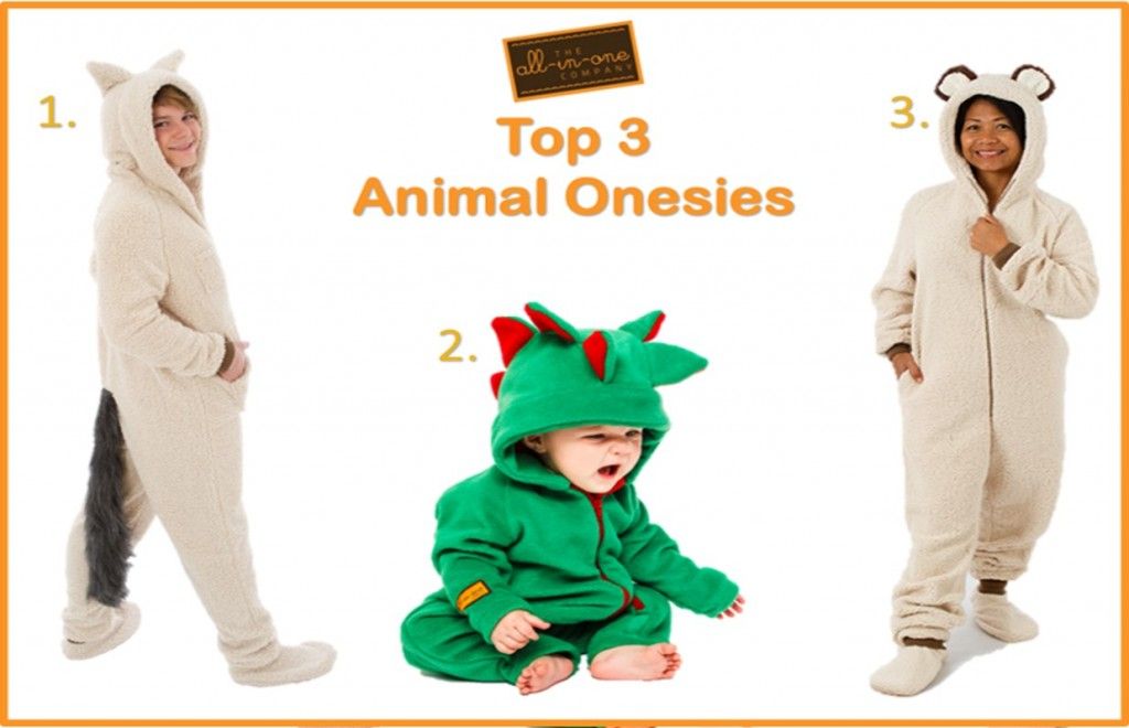 Animal Onesies: Our Favourite 3