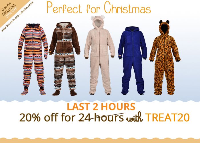 Onesie Offer: Last Two Hours of 20% Off!