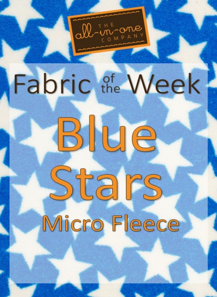Fabric of the Week - Blue Stars Micro