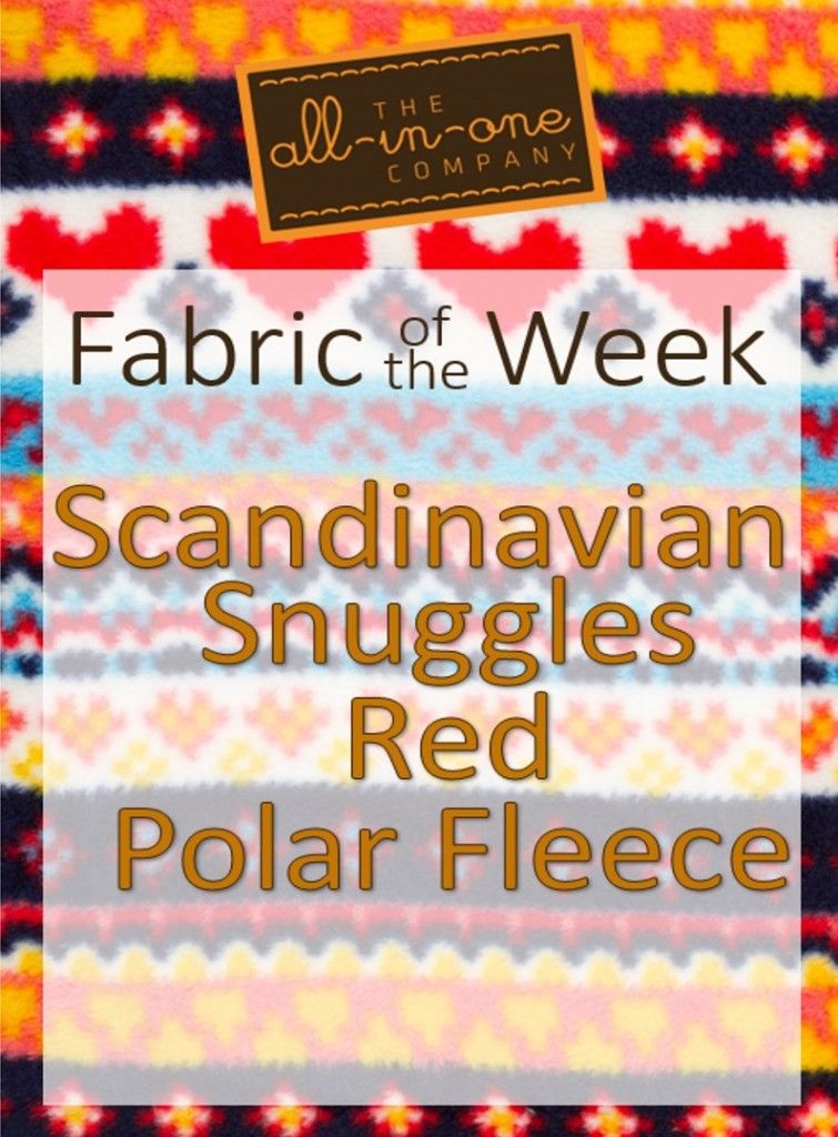 Fabric of the Week - Scandinavian Snuggles Red