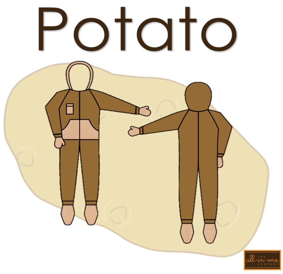 Potato Onesie by The All-in-One Company