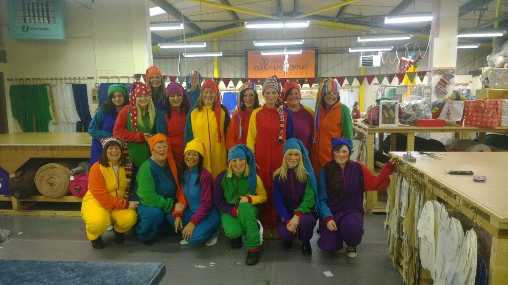 Onesie Little Elves - A sneaky little peak into our creative Christmas heaven