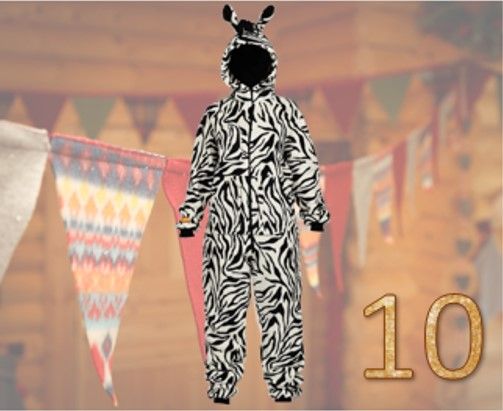 Zebra Onesie by The All-in-One Company®