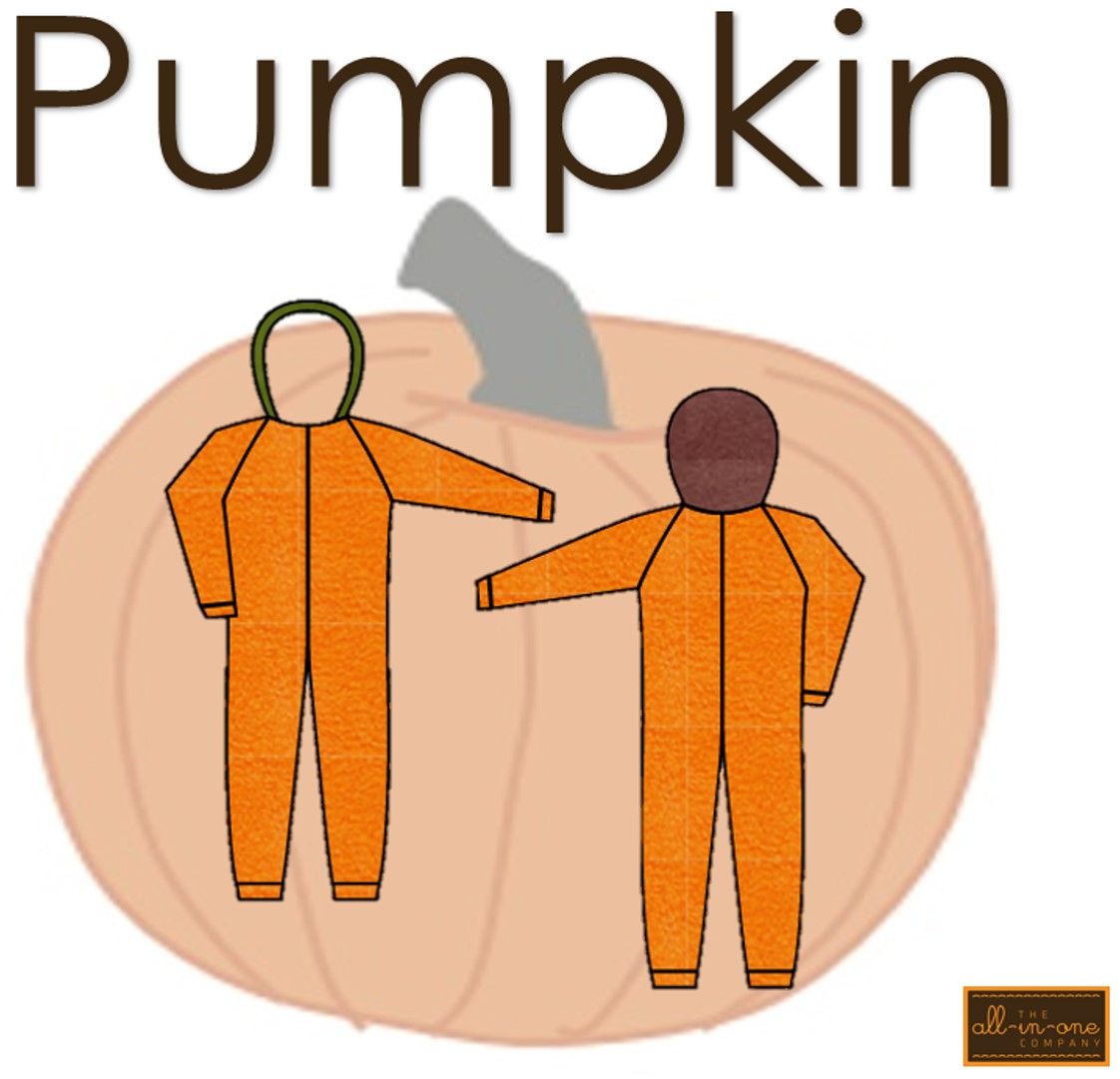 Pumpkin Onesie by The All-in-One Company