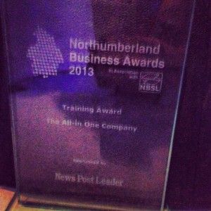 Onesie Winners - Northumberland Business Training Award 
