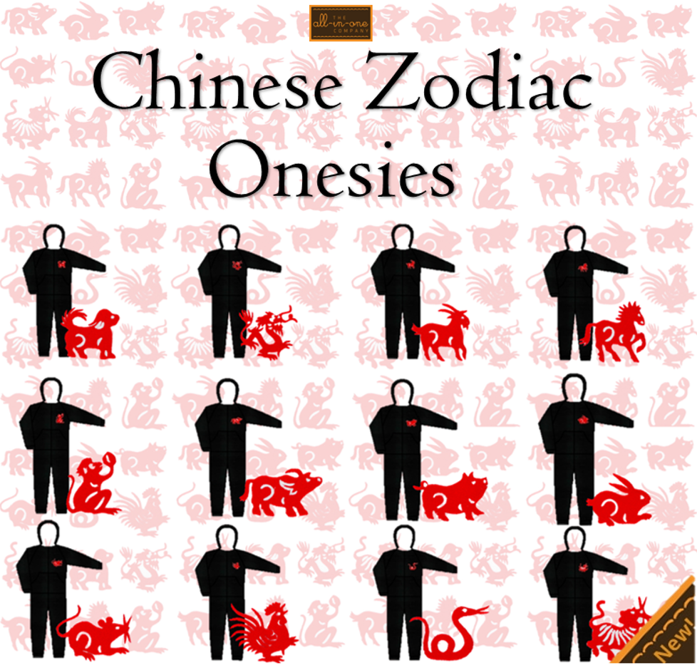Onesie Chinese Zodiac Collection!