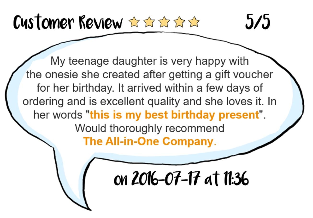 Onesies for Teens Customer Reveiw The All-in-One Company